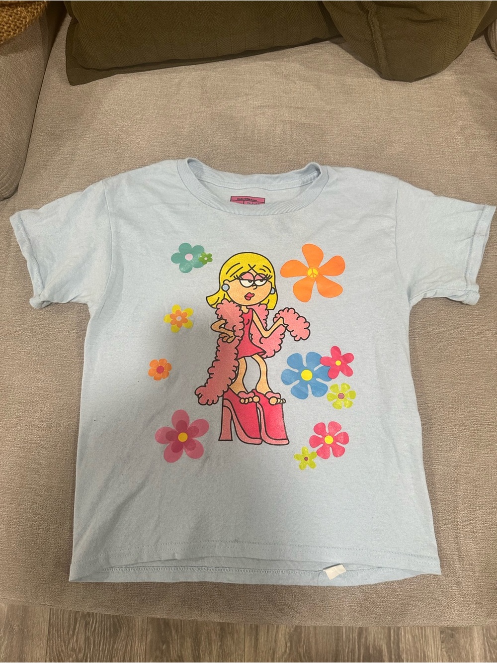 Lizzie McGuire Light Blue Graphic baby Tee